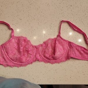 Pink Lace Push Up Bra - Victoria's Secret